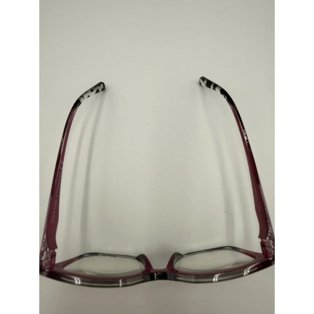 Martha Stewart Reading Glasses Womens OS Wine Red Excellent +3.00 CMX1105-D